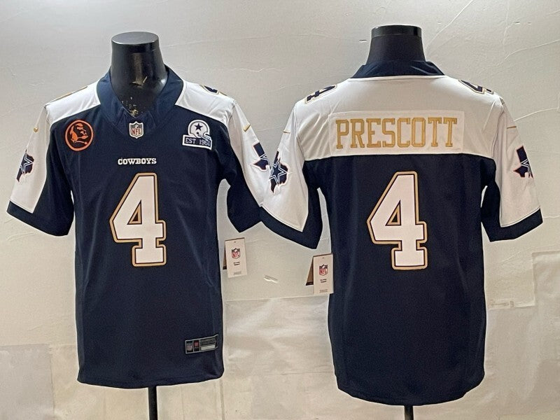 Dallas Cowboys #4 Dak Prescott Cowboys 6 Edition Style 2