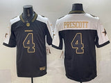 Dallas Cowboys #4 Dak Prescott Cowboys V3 Style 1