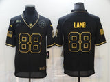 Dallas Cowboys #88 CeeDee Lamb 20 Salute Retro Gold 680
