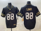 Dallas Cowboys #88 CeeDee Lamb Cowboys Black 6 Edition Style 2