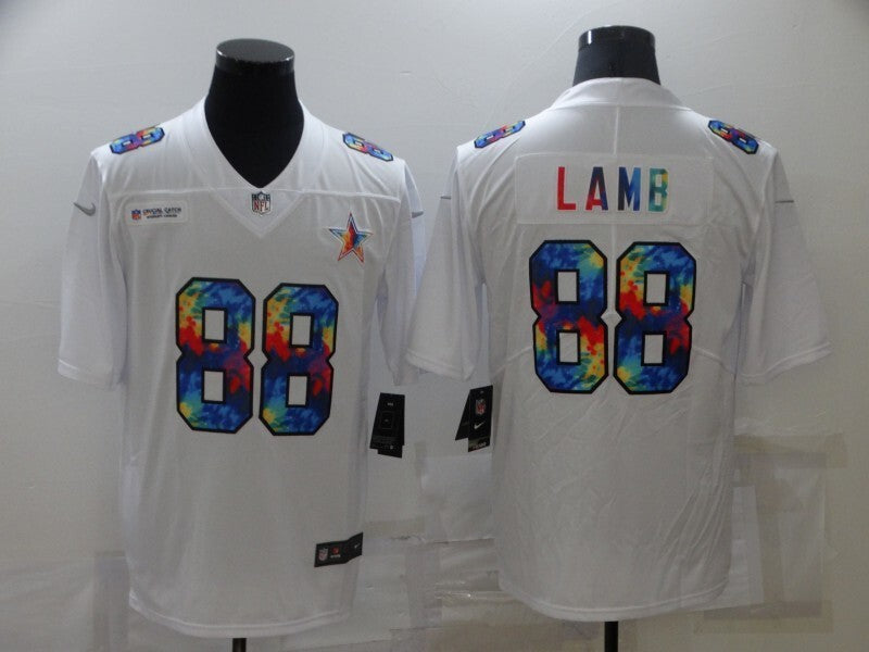 Dallas Cowboys #88 Cee DeeLamb White Rainbow 829