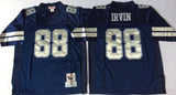 Dallas Cowboys #88 Michael Irvin Throwback Style 3
