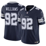 Dallas Cowboys #92 Quinnen Williams Navy 2025 F.U.S.E Vapor Untouchable