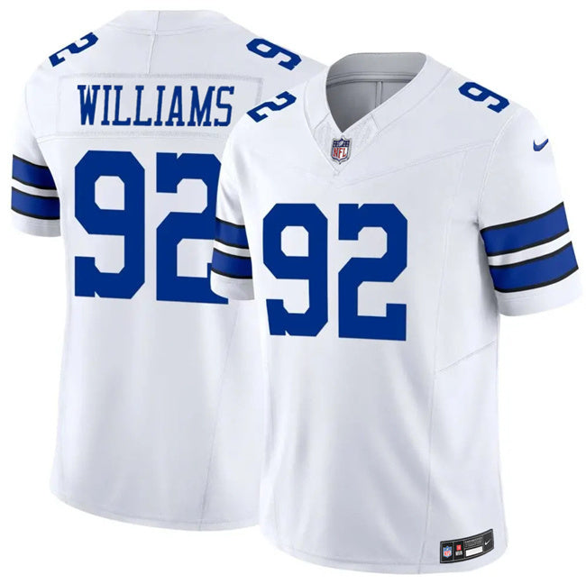 Dallas Cowboys #92 Quinnen Williams White 2025 F.U.S.E Vapor Untouchable
