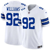 Dallas Cowboys #92 Quinnen Williams White 2025 F.U.S.E Vapor Untouchable