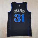 Dallas Mavericks #31 Klay Thompson Hot Press Mavericks 31 Black City Edition s-xxl Style 1