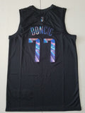 Dallas Mavericks #77 Luka Doncic Black Rainbow S-XXL Style 1