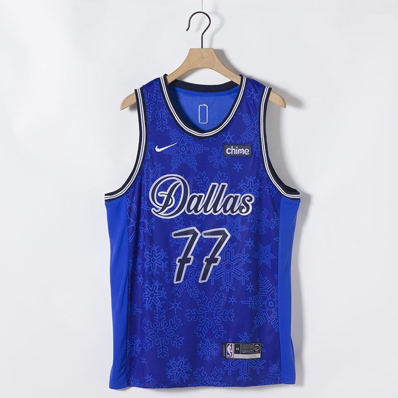 Dallas Mavericks #77 Luka Doncic Mavericks 77 Edition Jersey Style 3