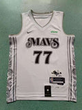 Dallas Mavericks #77 Luka Doncic New Season Mavericks 77 City Edition Style 2