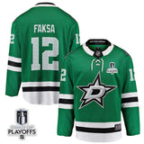 Dallas Stars #12 Radek Faksa 2024 NHL Playoffs Patch Home Jersey