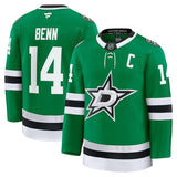 Dallas Stars #14 Jamie Benn Home Premium Jersey - Kelly Green
