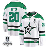 Dallas Stars #20 Ryan Suter 2024 NHL Playoffs Patch Away Breakaway Jersey