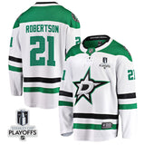 Dallas Stars #21 Jason Robertson 2024 NHL Playoffs Patch Away Breakaway Jersey