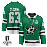 Dallas Stars #63 Evgenii Dadonov 2024 NHL Playoffs Patch Home Jersey