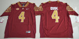 Dalvin Cook 4 Burgundy White
