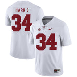 Damien Harris 34 White .2jpg