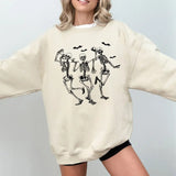Dancing Skeleton Halloween Sweatshirt, Halloween Skeleton Sweater, Dancing Skeleton Tee Shirt, Halloween Vibes Shirt, Gift For Halloween