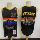 Denver Nuggets #15 Carmelo Anthon Nuggets 15 # Anthony White Premium Mesh Jersey Style 1