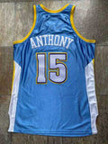 Denver Nuggets #15 Carmelo Anthony mitchell&ness Nuggets 15 # Anthony 03-04 Retro Blue Jersey Style 2