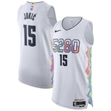 Denver Nuggets #15 Nikola Jokic 202425 Authentic Player Jersey - City Edition - White