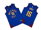 Denver Nuggets #15 Nikola Jokic Nuggets 15 # New Blue 22-23 Season Fan Edition Jersey -- Nikola . Jokic