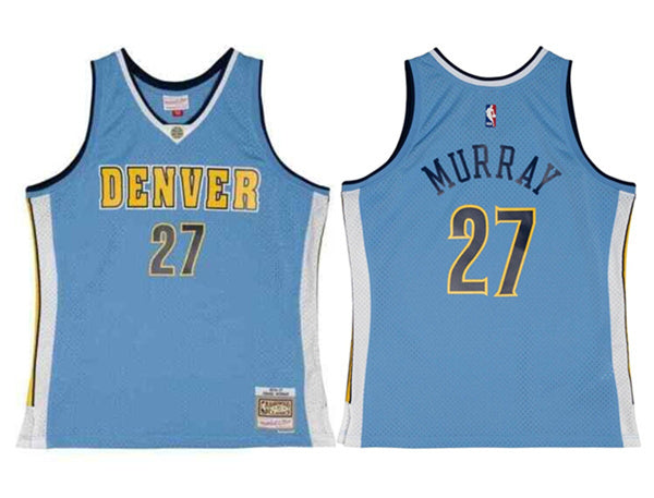 Denver Nuggets #27 Jamal Murray Blue 2016-17 Mitchell & Ness Swingman