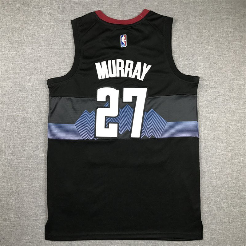 Denver Nuggets #27 Jamal Murray Nuggets 27 New Black City s-xxl Style 1