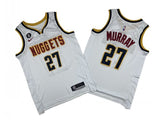 Denver Nuggets #27 Jamal Murray Nuggets 27 # White 22-23 Season Fan Edition Jersey -- Ja --. Murray