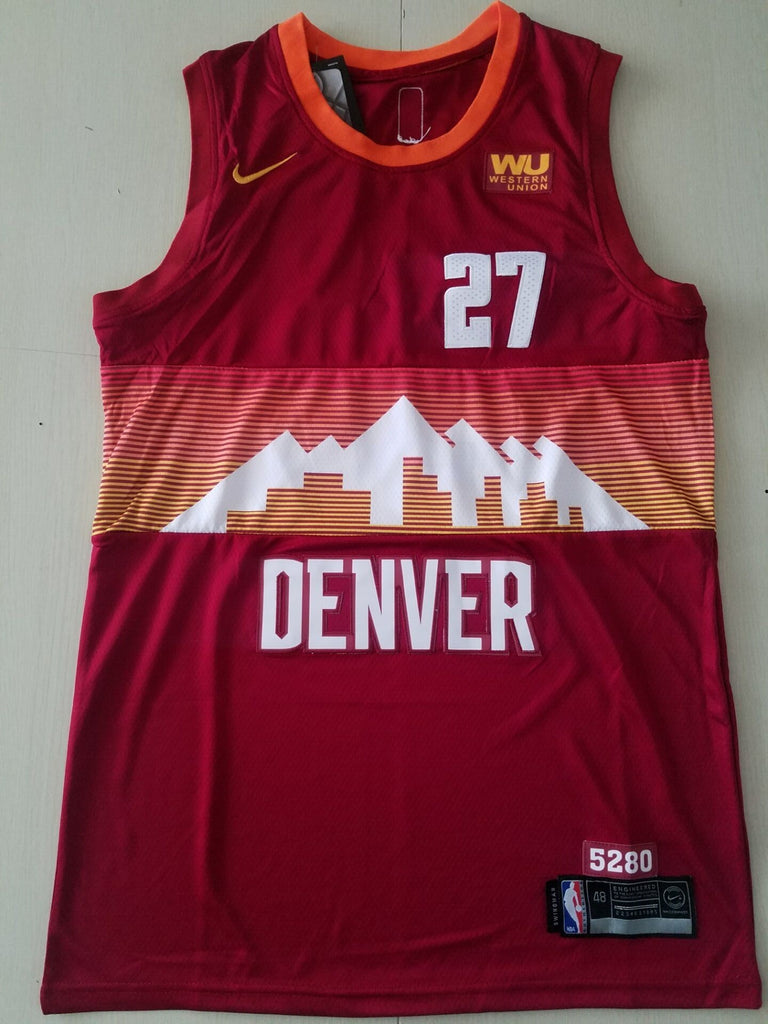 Denver Nuggets #27 Jamal Murray Nuggets Red S-XXL