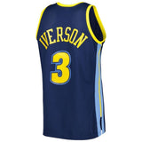 Denver Nuggets #3 Allen Iverson Nuggets 3 # Anthony mitchell&ness Retro Black Jersey Style 1