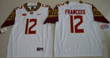 Deondre Francois 12 White 16