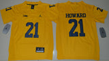 Desmond Howard 21 Youth Yellow