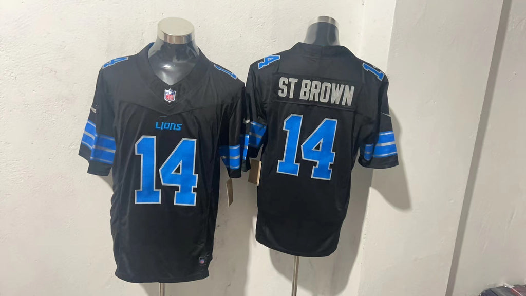 Detroit Lions #14 Amon-Ra St. Brown Style 3