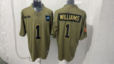 Detroit Lions #1 Jameson Williams Style 1