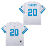 Detroit Lions #20 Barry Sanders Lions 20 White 1996 Retro
