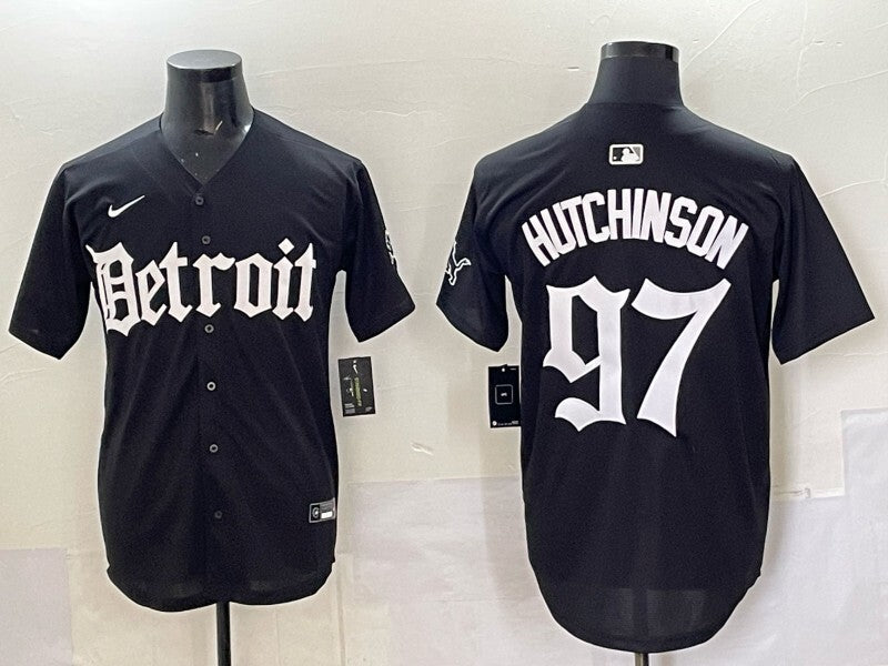 Detroit Lions #97 Aidan Hutchinson 5 Collaboration Style 1