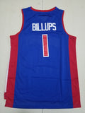 Detroit Pistons #1 Chauncey Billups Pistons 1 Blue s-xxl Style 1