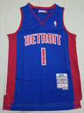 Detroit Pistons #1 Chauncey Billups Pistons 1 Blue s-xxl Style 2