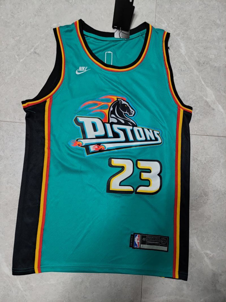 Detroit Pistons #23 Jaden Ivey 22-23 Season nba Pistons 23# Ja · Green Jersey Style 2