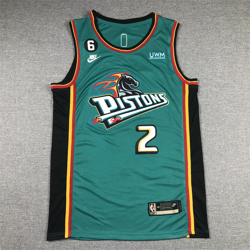 Detroit Pistons #2 Cade Cunningham Pistons 2 Classic Green Style 6
