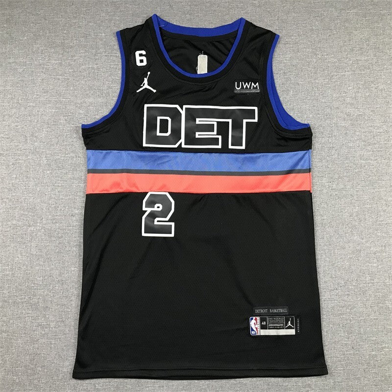 Detroit Pistons #2 Cade Cunningham Pistons 2 Statement Edition Style 2