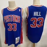 Detroit Pistons #33 Hill Style 1