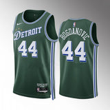 Detroit Pistons #44 Bojan Bogdanovic 2022-23-city-edition-green-jersey
