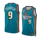 Detroit Pistons #9 Ausar Thompson 2023 NBA Draft Men Blue Jersey 2022-2023 Classic Edition