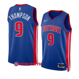 Detroit Pistons #9 Ausar Thompson 2023 NBA Draft Men Blue Jersey 2022-2023 Icon Edition