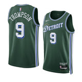 Detroit Pistons #9 Ausar Thompson 2023 NBA Draft Men Green Jersey 2022-2023 City Edition