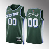 Detroit Pistons custom 2022-23-city-edition-green-jersey