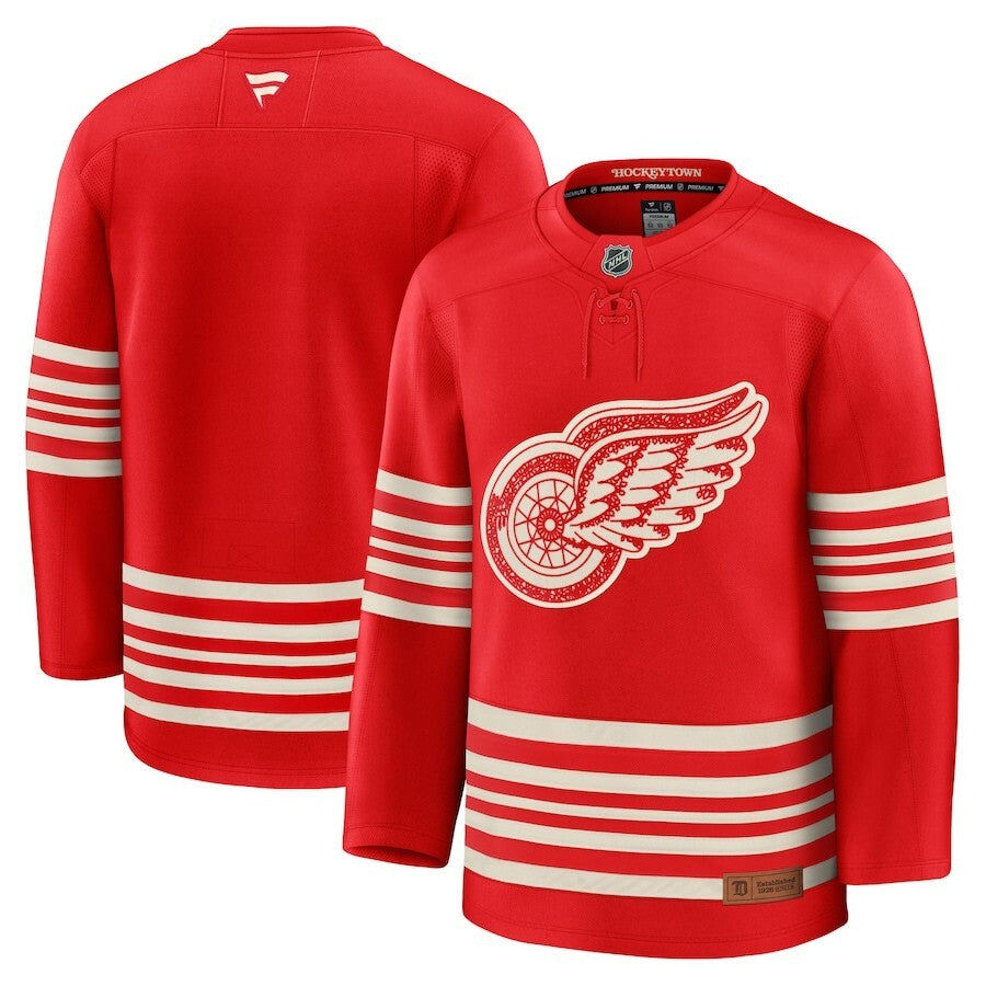 Detroit Red Wings Fanatics Centennial Premium Jersey - Red