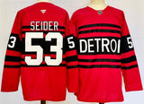 Detroit Red Wings #53 Moritz Seider Style 2