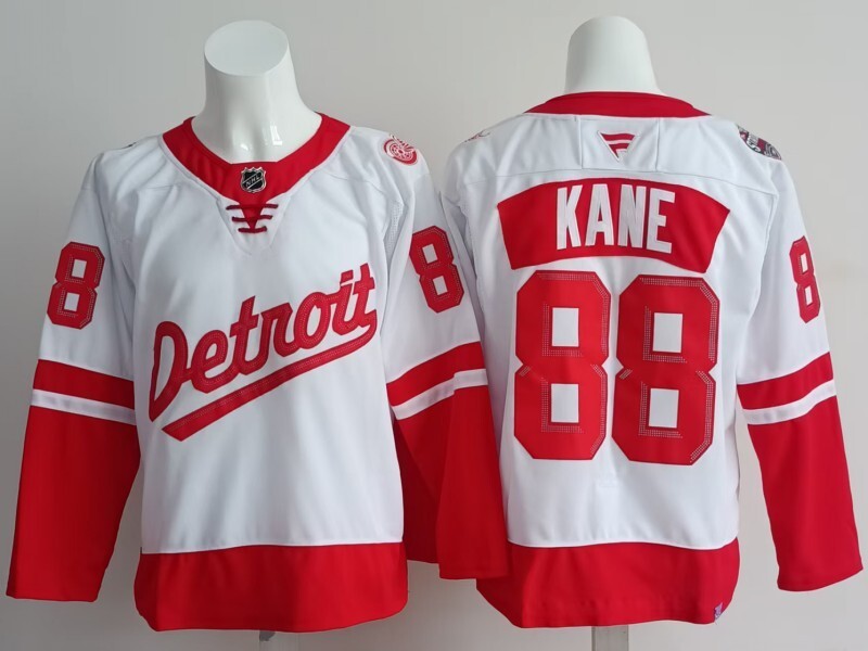 Detroit Red Wings #88 Patrick Kane Red Wings Style 2